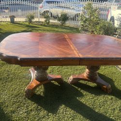 wooden kitchen table 