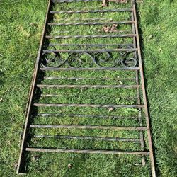metal and deck fence