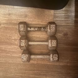Weights ( 2 * 10Lbs and 1 * 8Lbs)