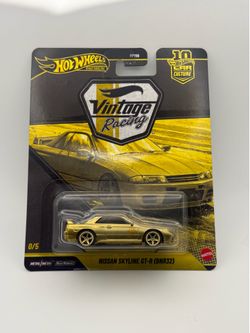 Hot wheels Vintage racing Nissan skyline gtr chase 0/5