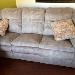 Tan/ Gray Couch