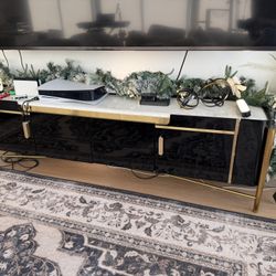 MARBLE TV STAND FOR LARGE TVs