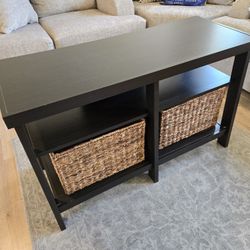 TV Stand With Storage Baskets
