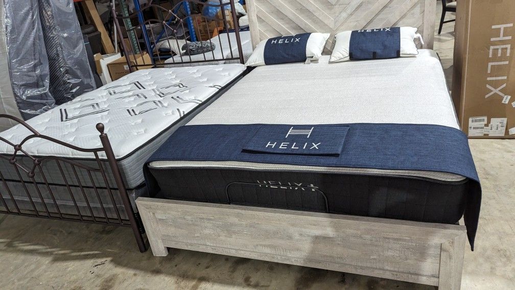 White Queen Bed Only