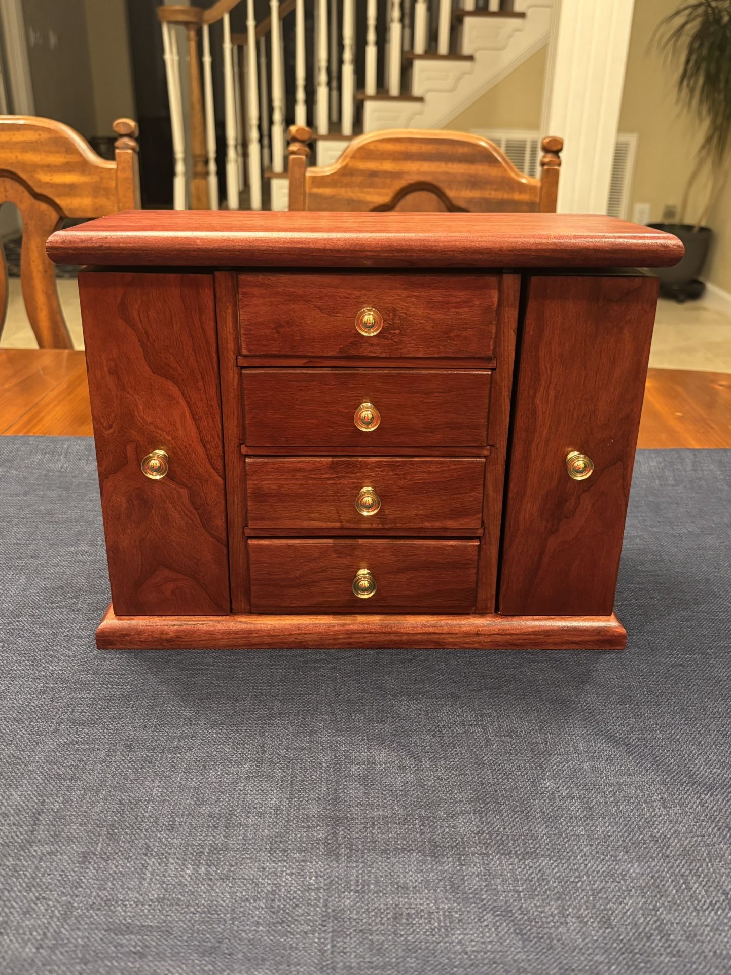 Handmade Cherry Jewelry Box