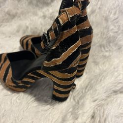 Striped Heels