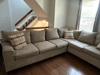 Gray sectional sofa