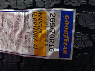 265 70 16 GOODYEAR WRANGLER