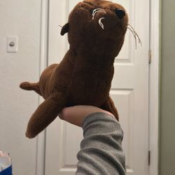 Brown Seal Stuffed Animal From Zoo