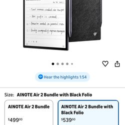 Iflytex AINOTE air 2