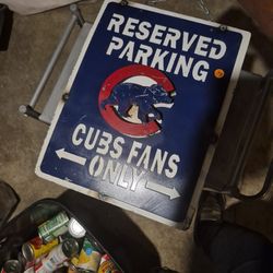 Custom made reserve parking sign