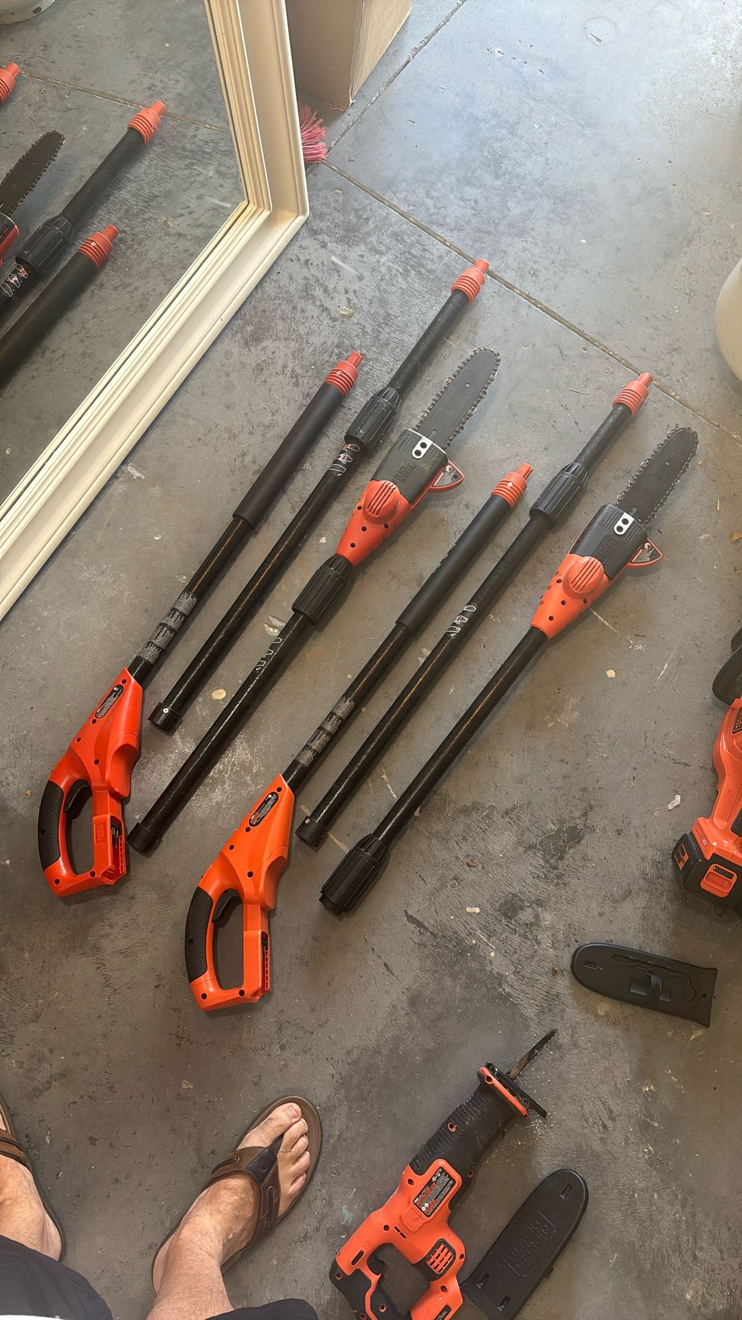 Black Checker Pole Saw Parts