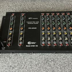 Composite And Component Video / Analog And Digital Audio / Distribution Amplifier
