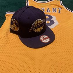 Kobe Bryant Lakers Jersey With Retirement Lakers Snapback