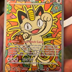 Meowth Rare Card