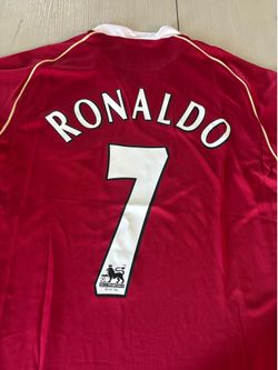 2006-07 Manchester United Home Jersey Ronaldo #7 Size S