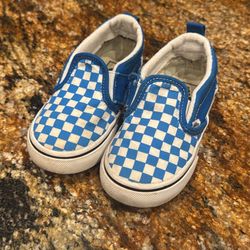 Toddler Size 8 Checkered Vans