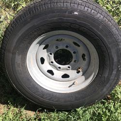 New Trailer Tire And Rim 