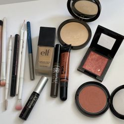 Used Makeup And Brushes Lot