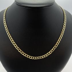 New 14K Solid Gold Cuban Chain 