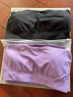 Medium Size Purple And Black Workout Attire