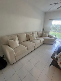 White 3 Piece Kevin Charles “Austin” Sectional – Free Delivery