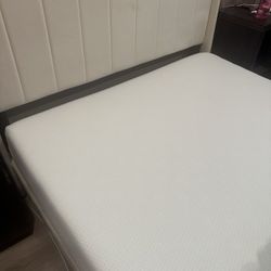 Queen Bed Frame Plus Queen Bed Mattress 