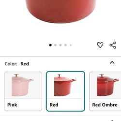 Martha Stewart Gatwick 7 qt Enamel Cast Iron Dutch Oven