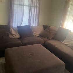 Sectional Sofa With Ottoman 