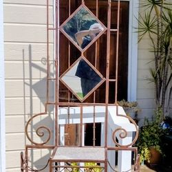 Wrought Iron Hall Tree Art Deco