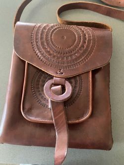 Mexican Leather Bookbag