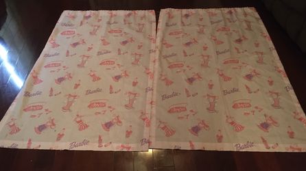 Barbie Curtains - 2 Panels