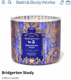 Beautiful Exclusive Collection! BATH & BODY WORKS✨📖⚜️Netflix BRIDGERTON STUDY or PENELOPE’S FIRST KISS💋⚜️📖✨Timeless 3-wick candle $15 or 2 for 27!