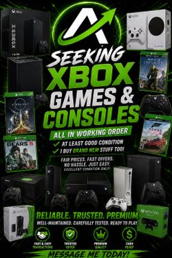 🎮 BUYING XBOX GAMES & CONSOLES 🎮 Cash Ready • Fast Deals • Trusted Buyer