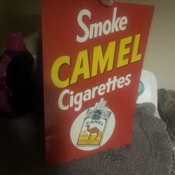 Vintage Camel Cigarettes Sign