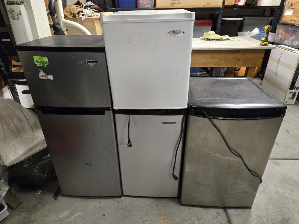 Refrigerators - Small, Medium, Large