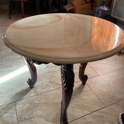 marble table