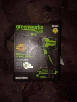 Greenworks pro 1/2 drill driver