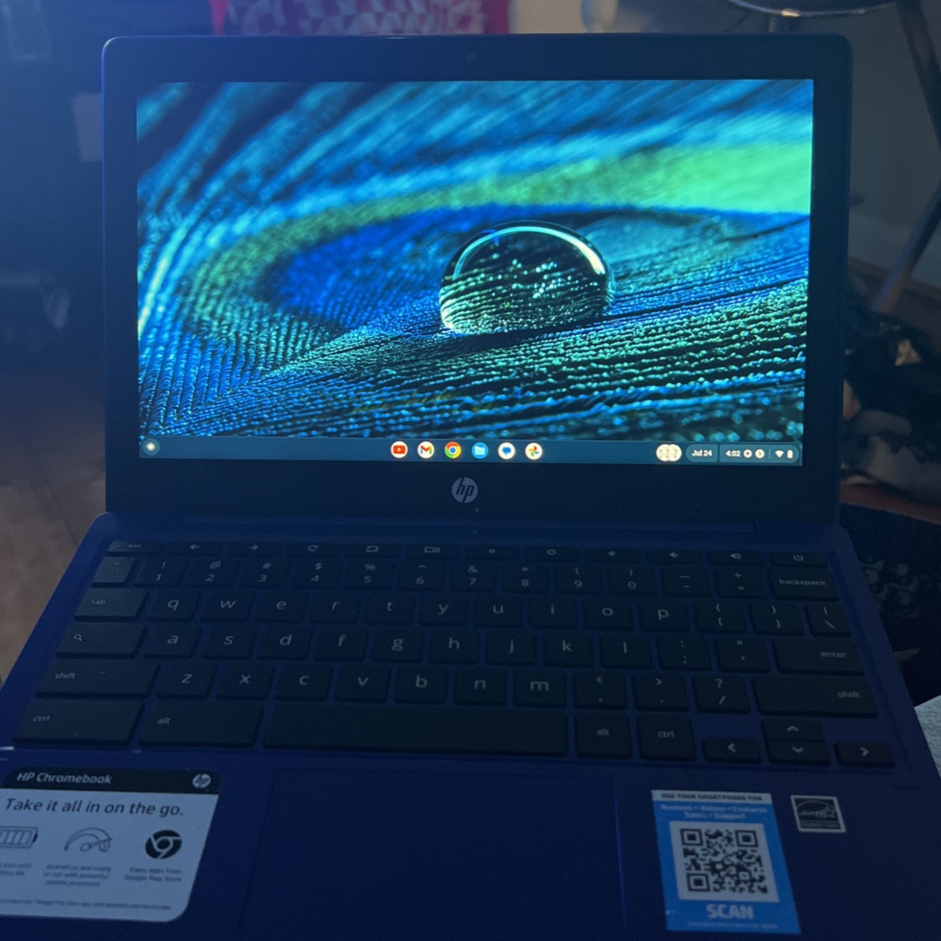 HP Touchscreen Chromebook Laptop