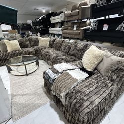 Fluffy Custom Sectional 