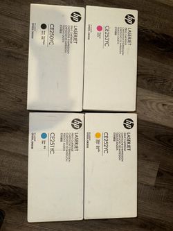 HP toner magenta cyan black yellow