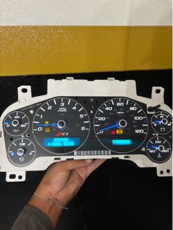 07-13 GM truck cluster Silverado Tahoe Suburban