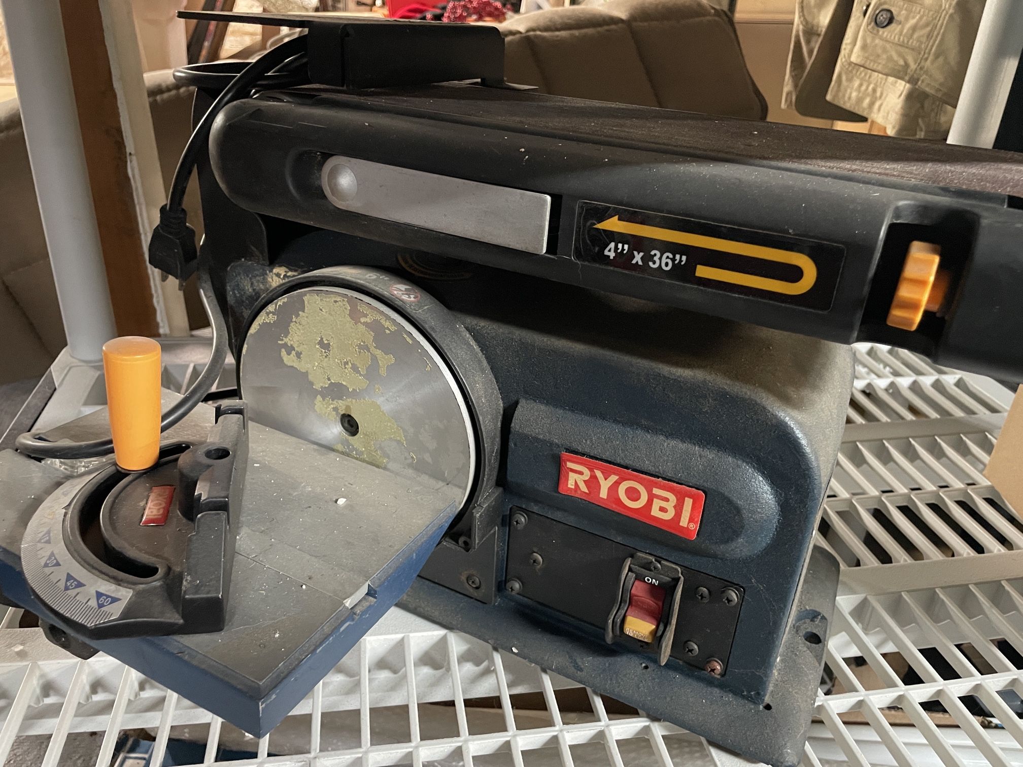 RYOBI 4” x 36” Belt/Disc Sander