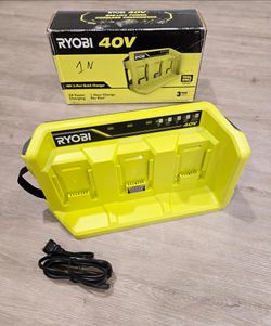RYOBI 40V 3 Port Fast Charger