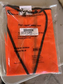 Safety Vest  One Size Fits All Have 42 Of Them  $100 For All 