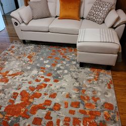 Safavieh Area RUG 6'7" Boho Abstract Distressed 