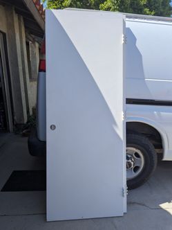 2 flat slab doors 30"x79"
