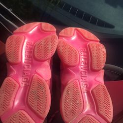 Balenziaga Hot Pink Tennis Shoes!!! 