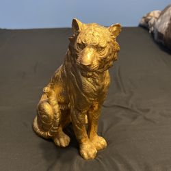 Golden Tiger Statue