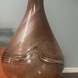 Vintage Murano Hand Blown Glass Vase  